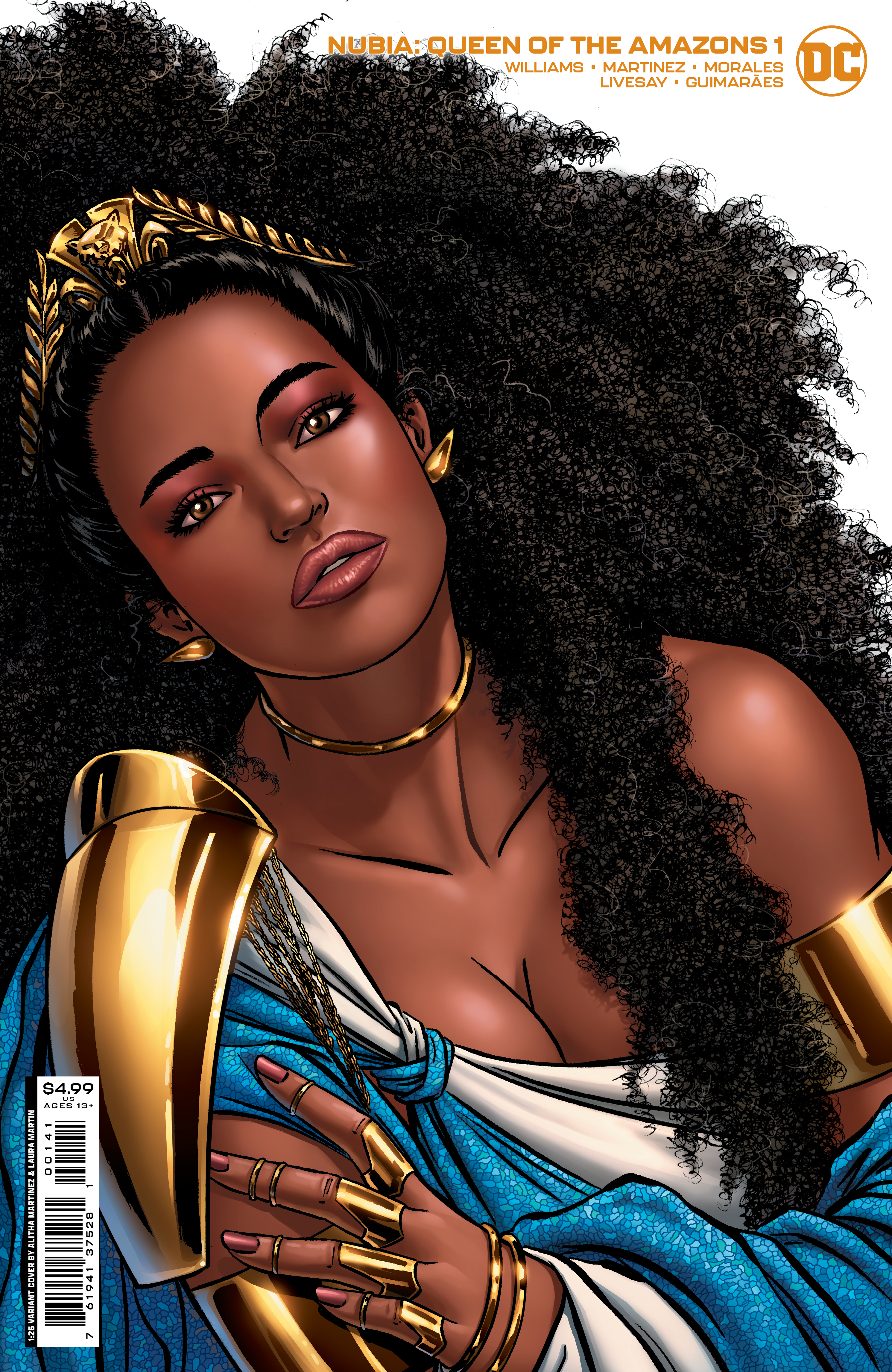 Nubia Queen of the Amazons #1 Cover D 1 For 25 Incentive Alitha Martinez Card Stock Variant (Of 4)