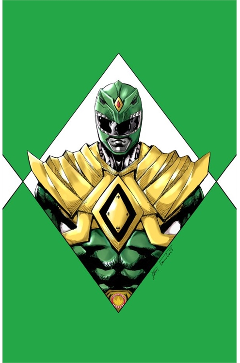 Mmpr 30th Anniversary Special #1 Slashloot Exclusive Eskivo Green Ranger Foil Variant