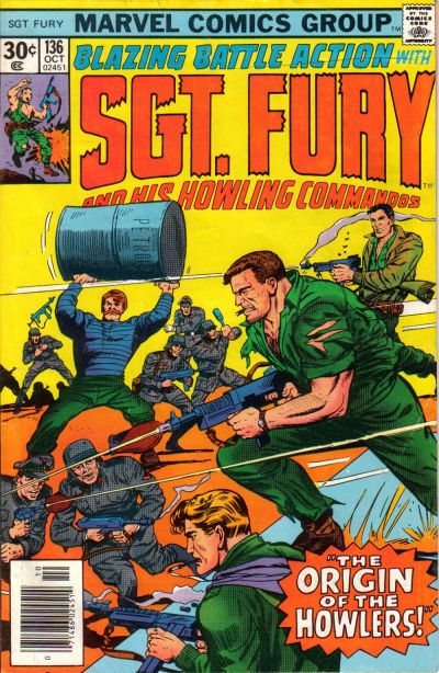 Sgt. Fury And His Howling Commandos #136 (1974)-Fine (5.5 – 7)