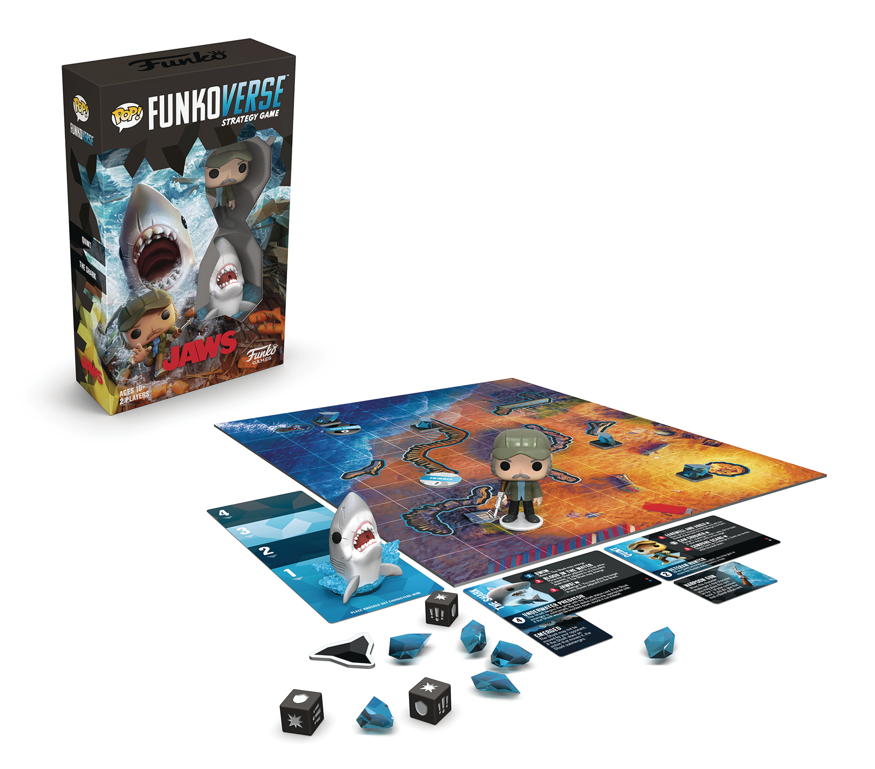 Pop Funkoverse Strategy Game Jaws 100 Expandalone