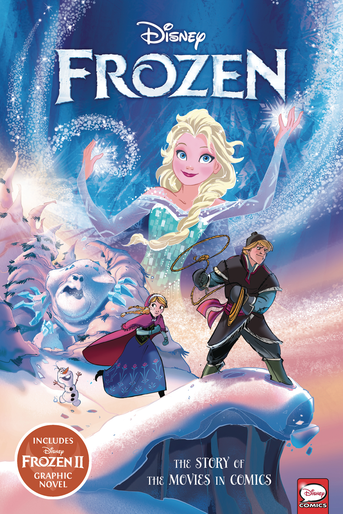 Disney Frozen 2 Story of the Movies In Comics Hardcover
