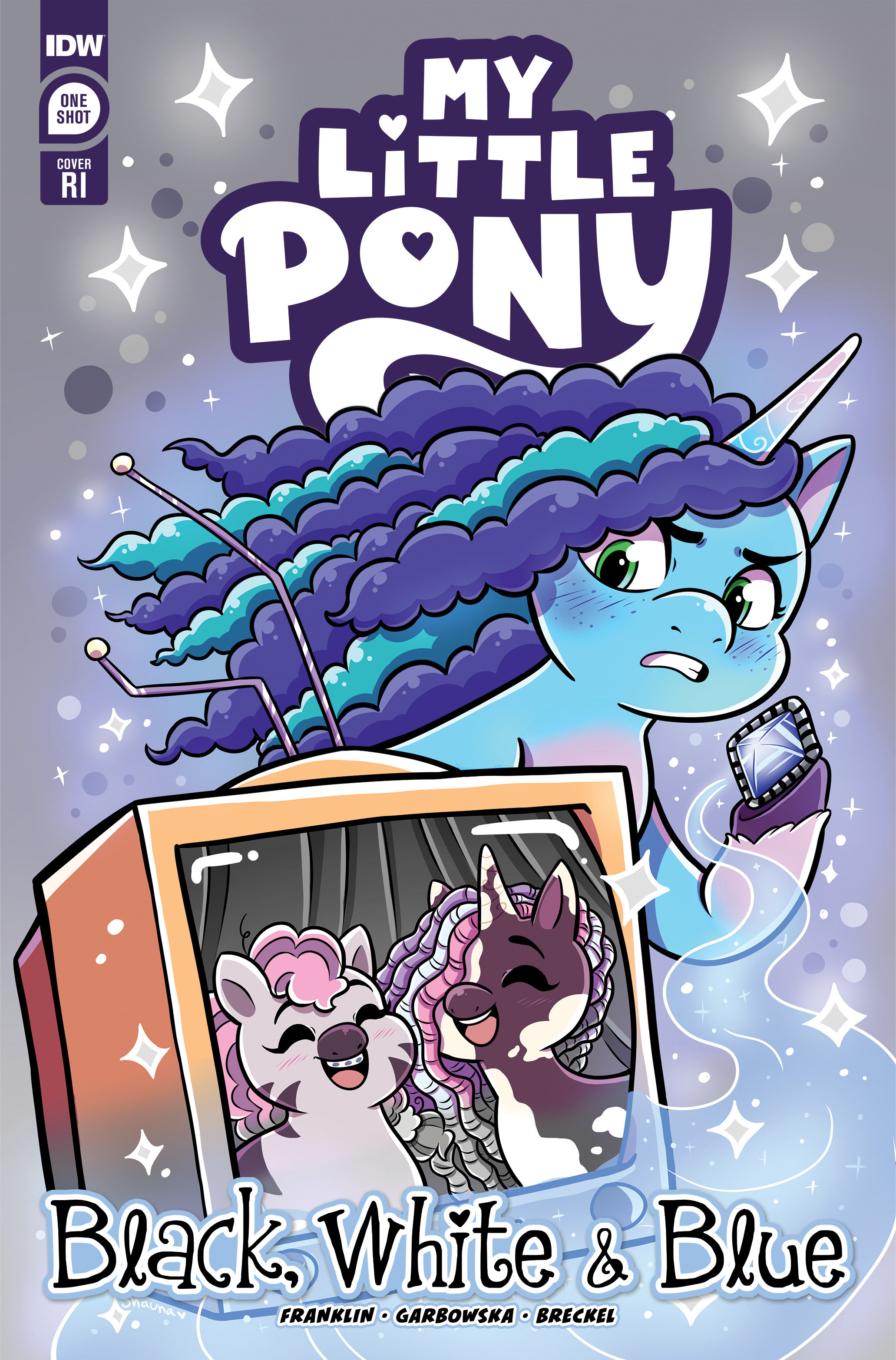 My Little Pony: Black, White & Blue Cover Grant Retailer Incentive 1 for 10 Incentive