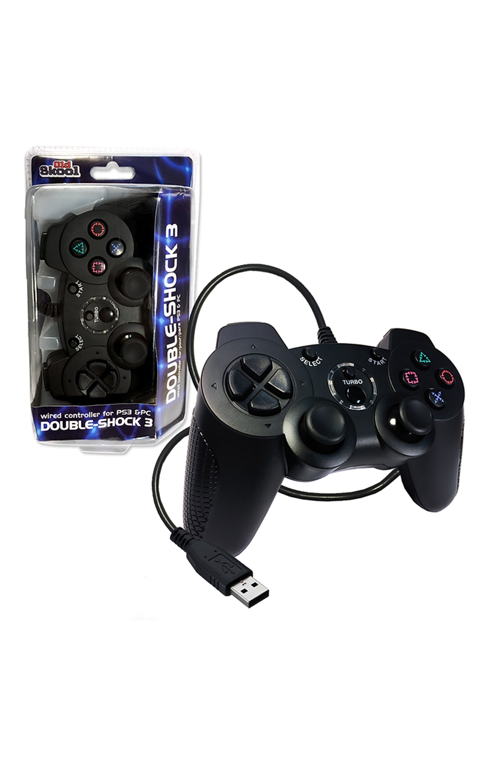 Double-Shock 3 Ps3 Wired Controller