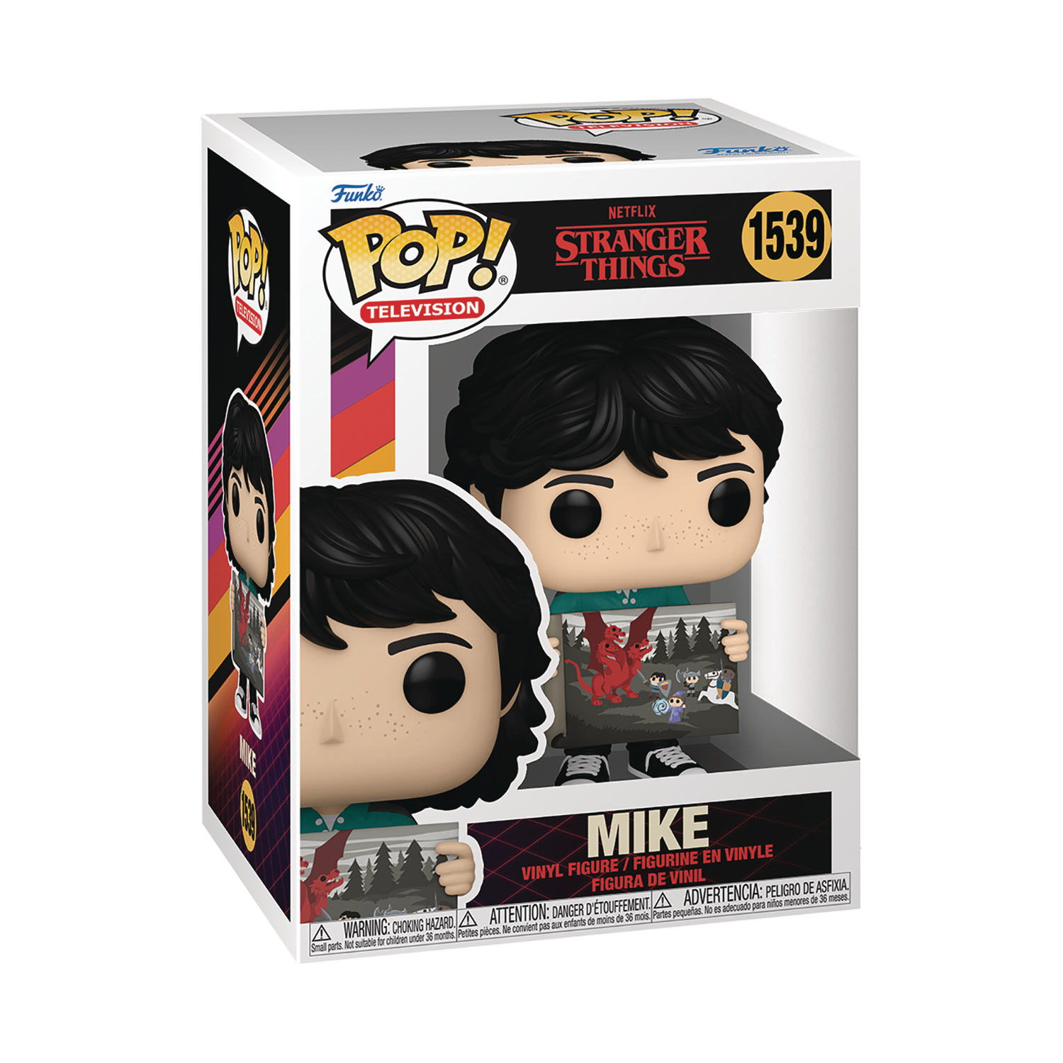 Pop TV Stranger Things S4 Mike with Will Painting Vinyl Figure