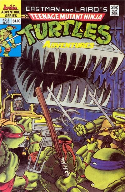 Teenage Mutant Ninja Turtles Adventures #2-Fine (5.5 – 7)