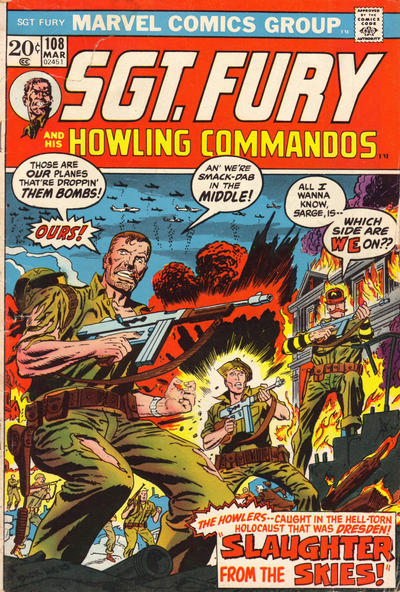 Sgt. Fury #108-Very Good (3.5 – 5)