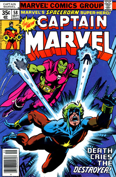 Captain Marvel #58 [Regular Edition]-Near Mint (9.2 - 9.8)