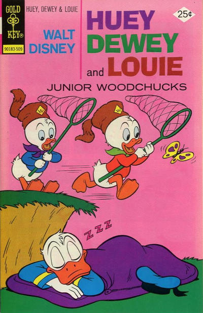 Walt Disney Huey, Dewey And Louie Junior Woodchucks #34 [Gold Key] - Vf/Nm 9.0