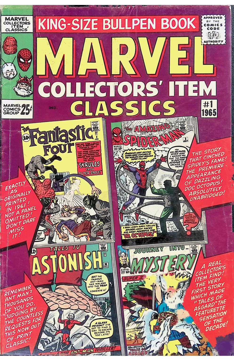 Marvel Collector's Item Classics #1 - 1966