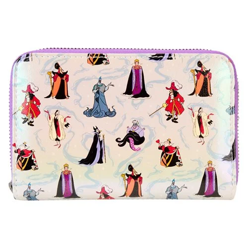 Disney Villains Iridescent Zip-Around Wallet