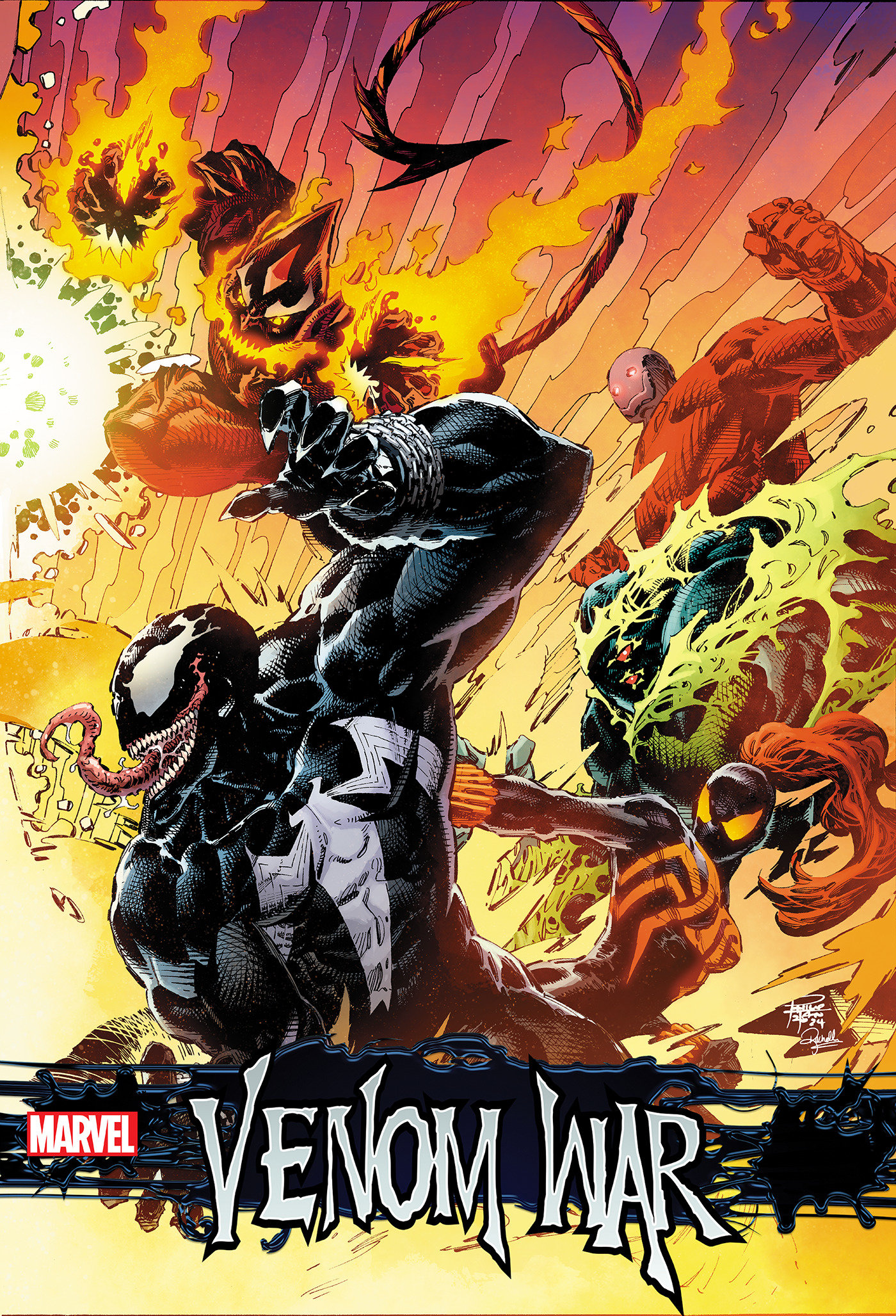 Venom War #1 Philip Tan #Teamdylan Connecting Variant (Venom War)