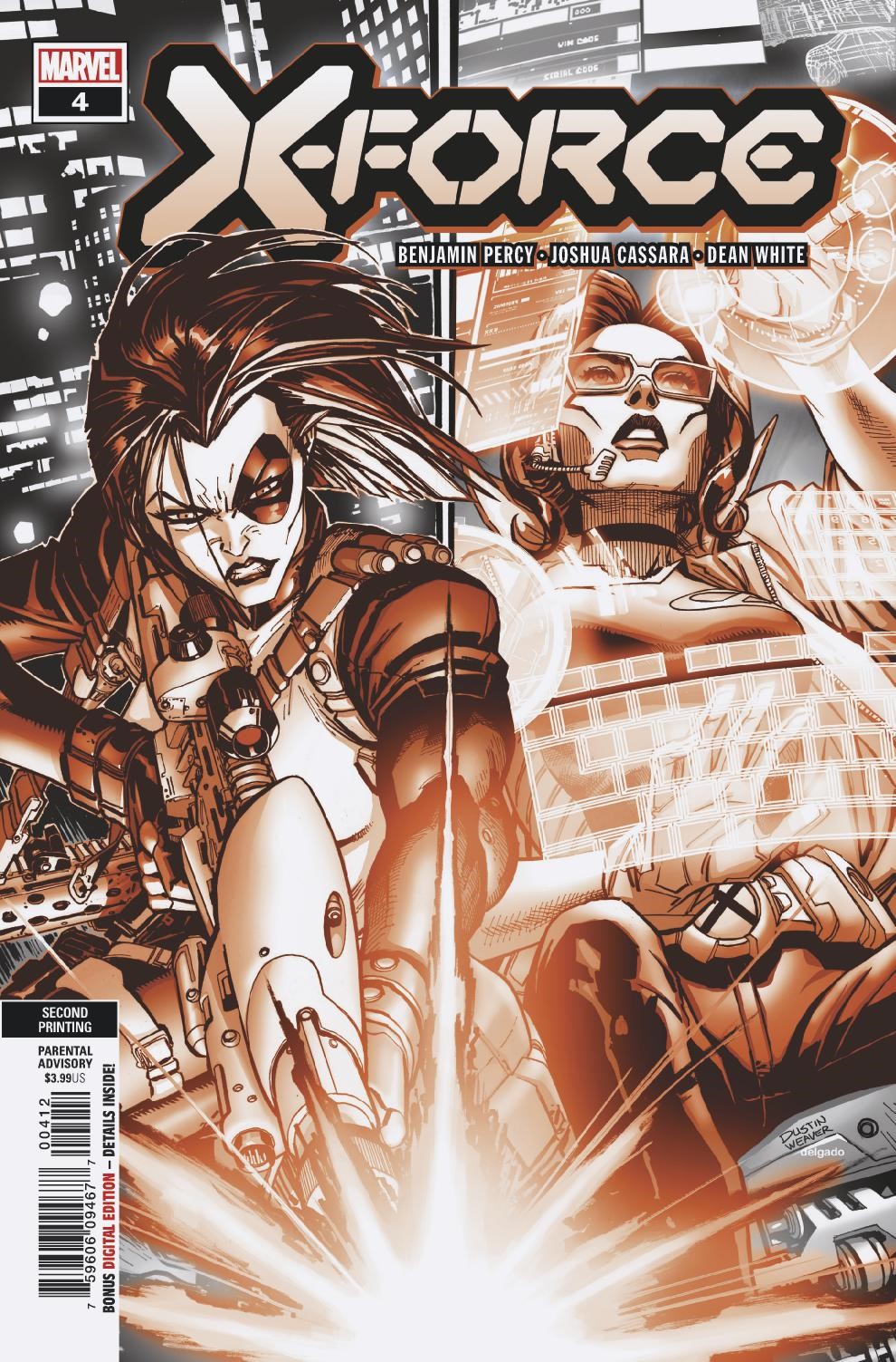 X-Force #4 2nd Printing Weaver Variant Dx (2020)