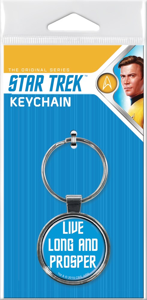 Star Trek Live Long And Prosper Keyring