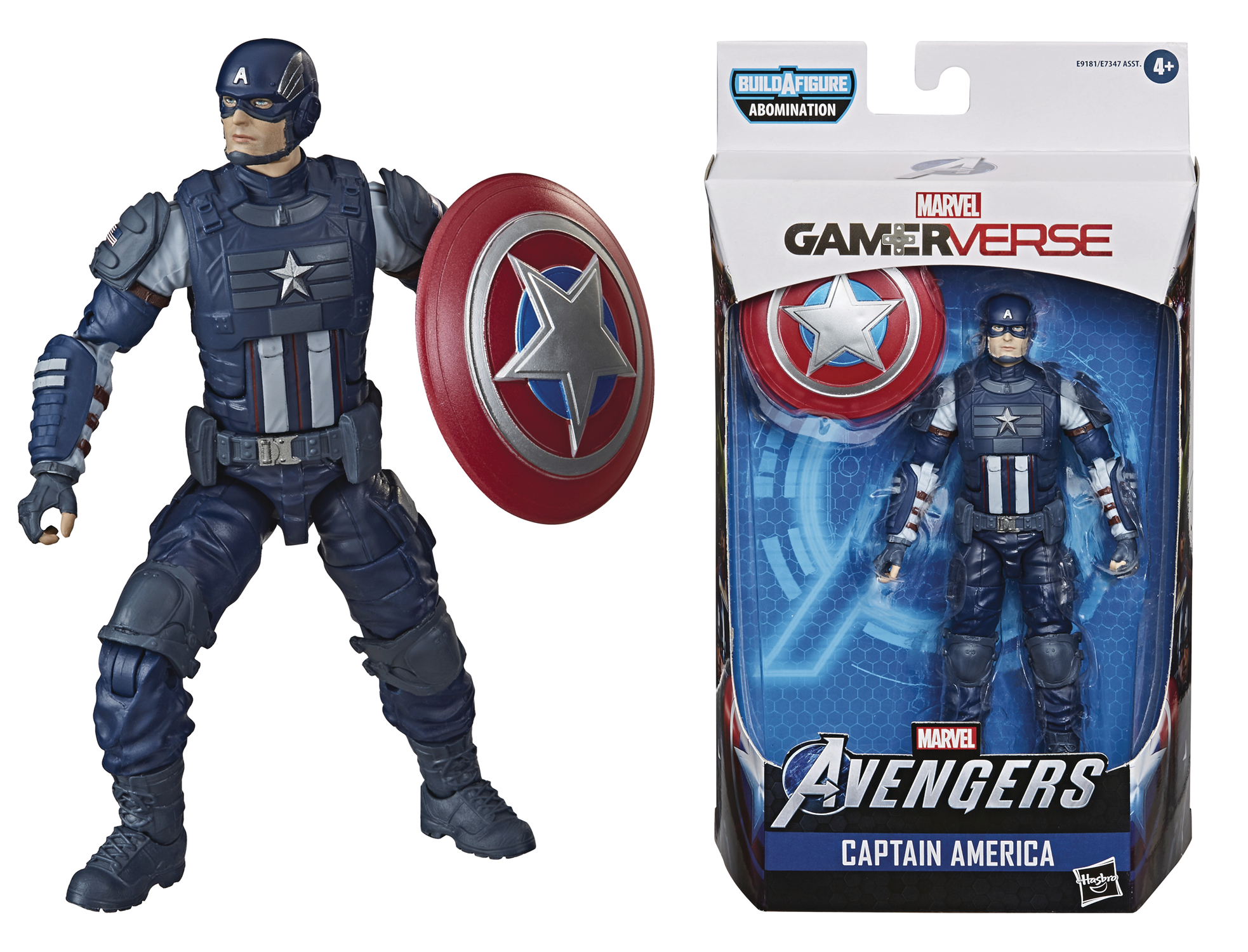Avengers Legends Video Game 6 Inch Captain America Action Figure Case