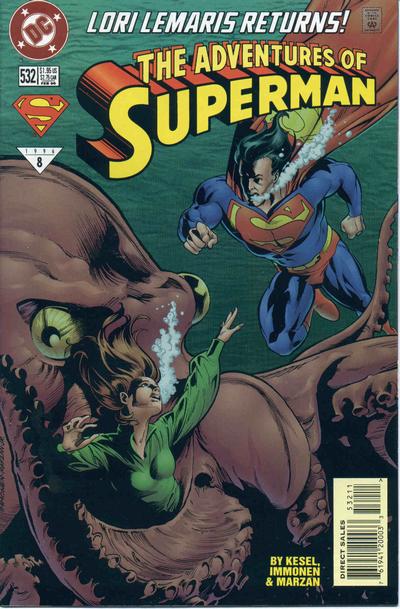 Adventures of Superman #532 [Direct Sales]-Very Fine (7.5 – 9)