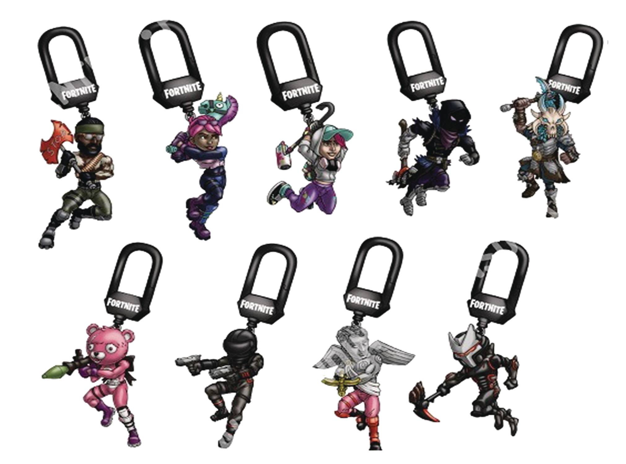 Fortnite Backpack Hangers 18 Piece Blind Mystery Box Ds