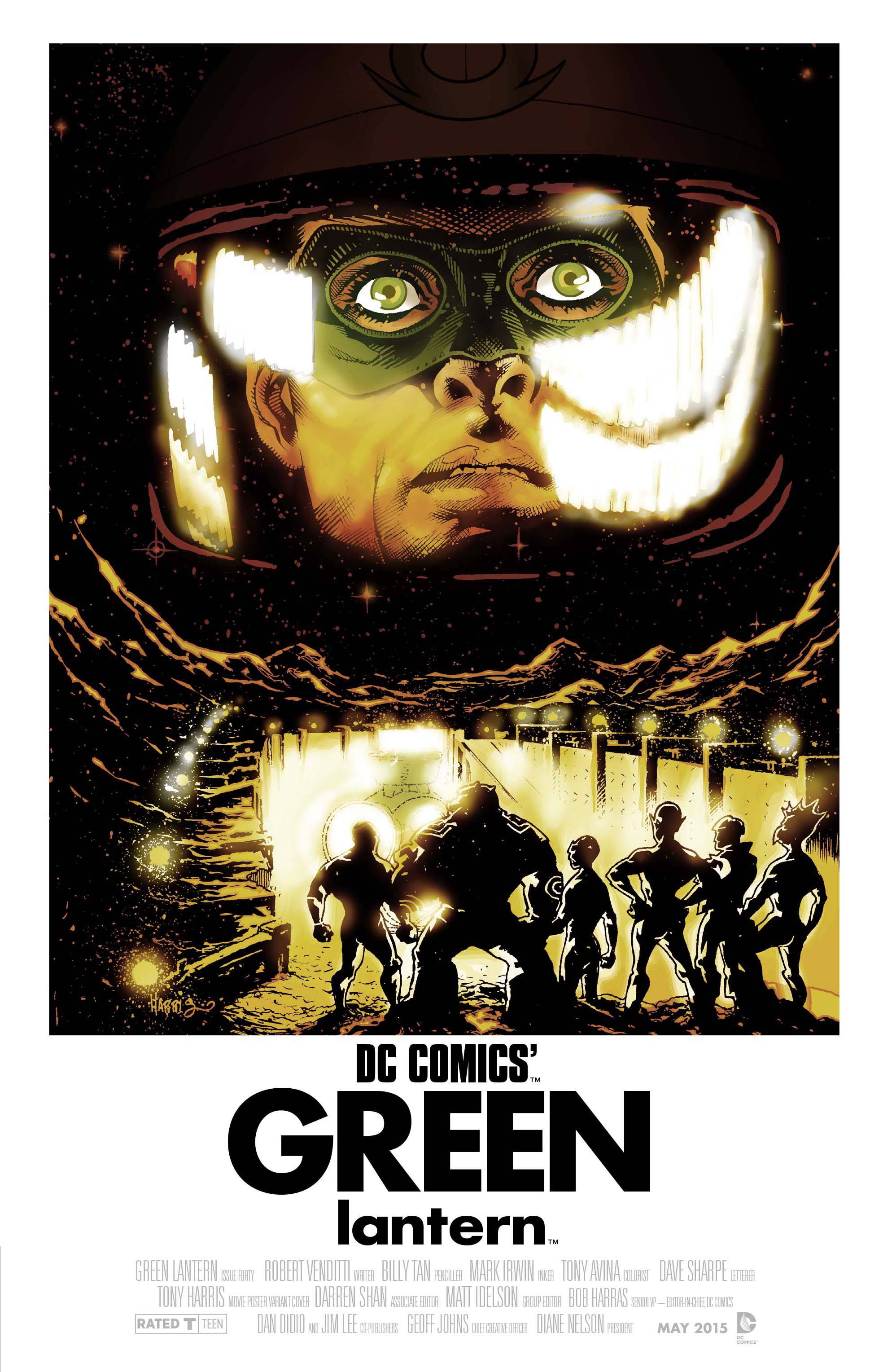 Green Lantern #40 Movie Poster Variant Edition (2011)