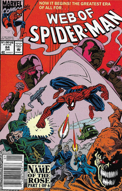 Web of Spider-Man #84 [Newsstand]-Fine (5.5 – 7)