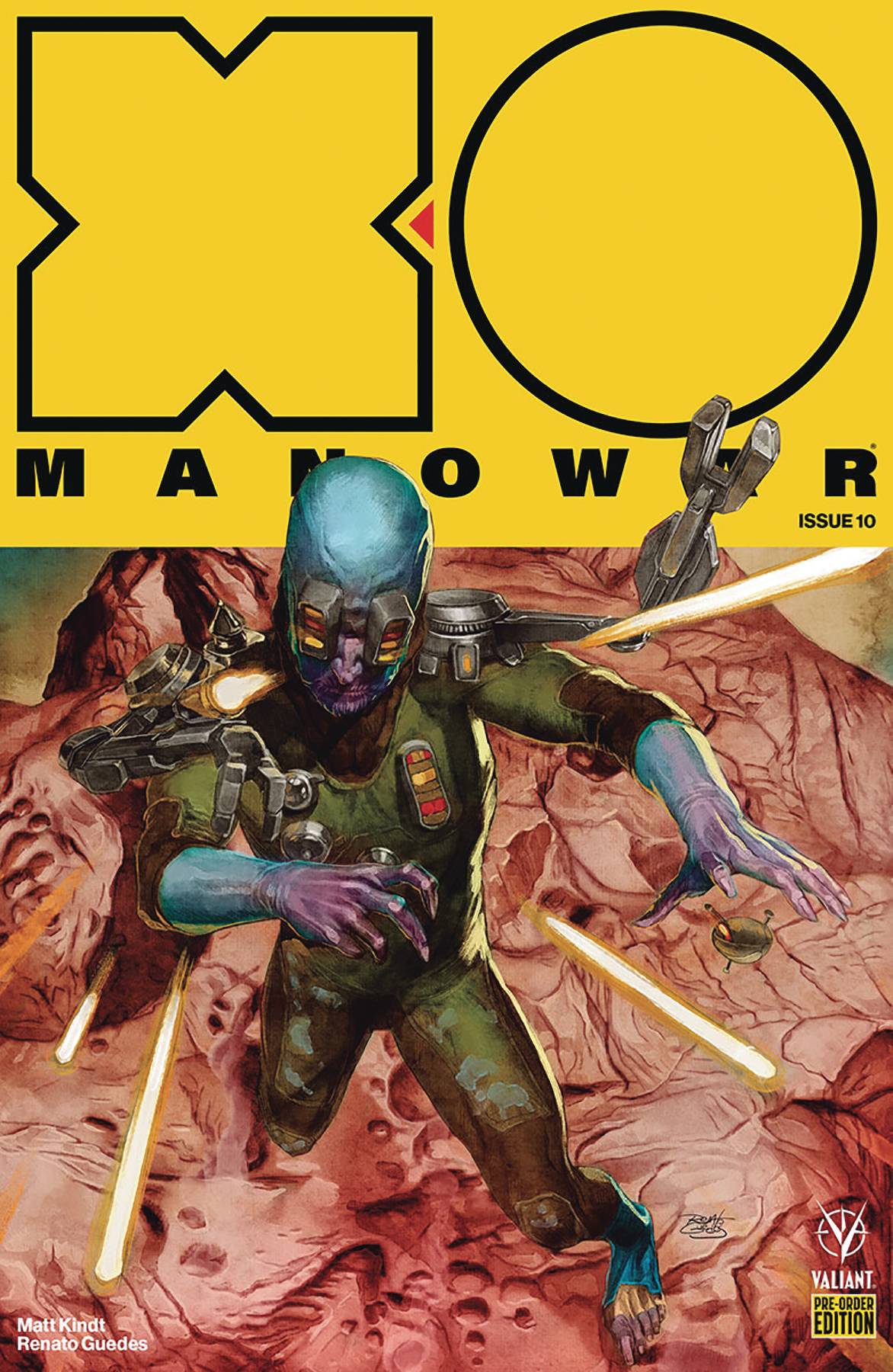 X-O Manowar #10 Cover E Pre-Order Bundle Edition (2017)