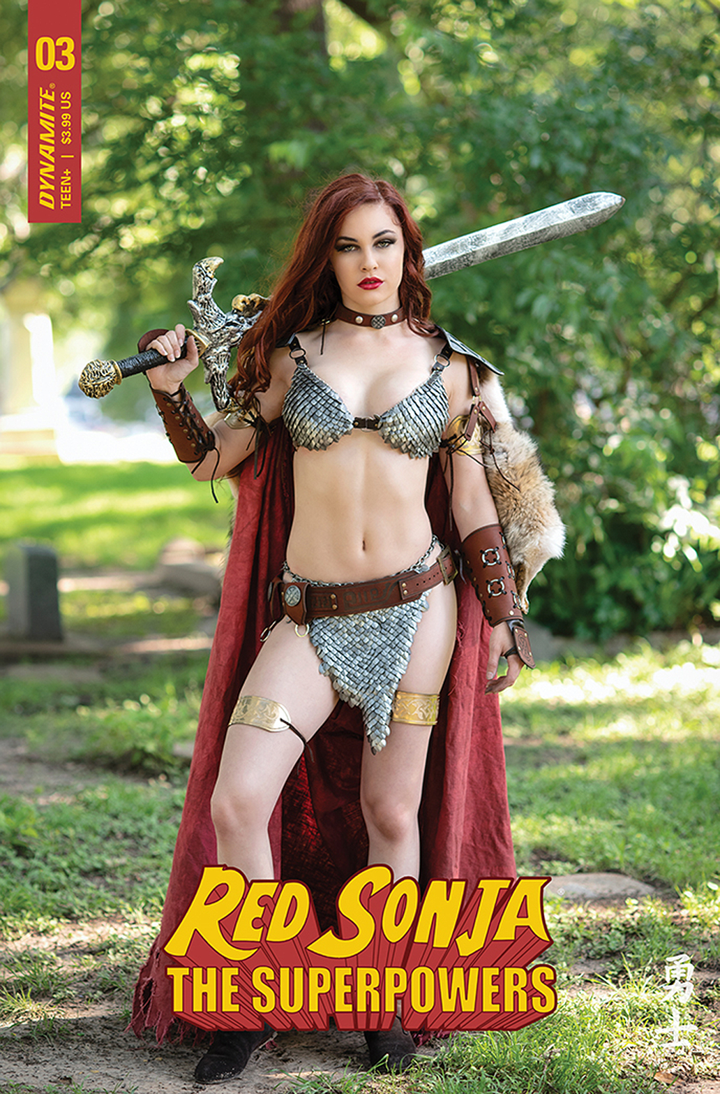 Red Sonja The Superpowers #3 Cover E Polson Cosplay
