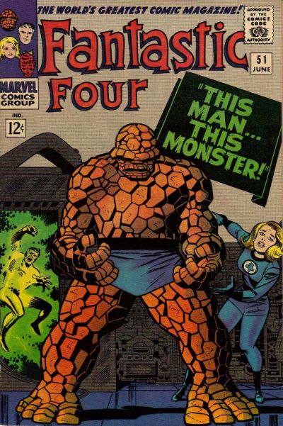 Fantastic Four #51 [Regular Edition](1961)- G/Vg 3.0