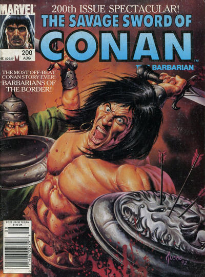 The Savage Sword of Conan #200 - Vf-