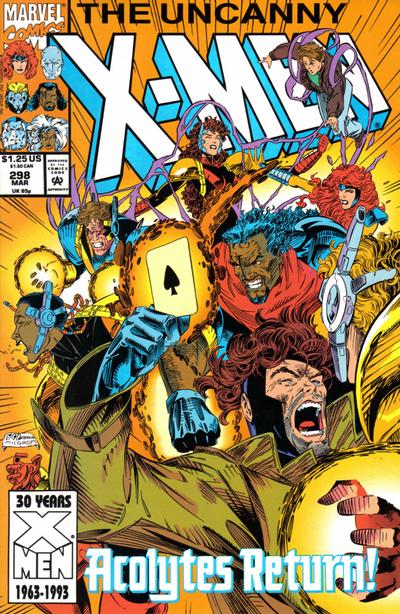 The Uncanny X-Men #298 [Direct]-Fine (5.5 – 7)