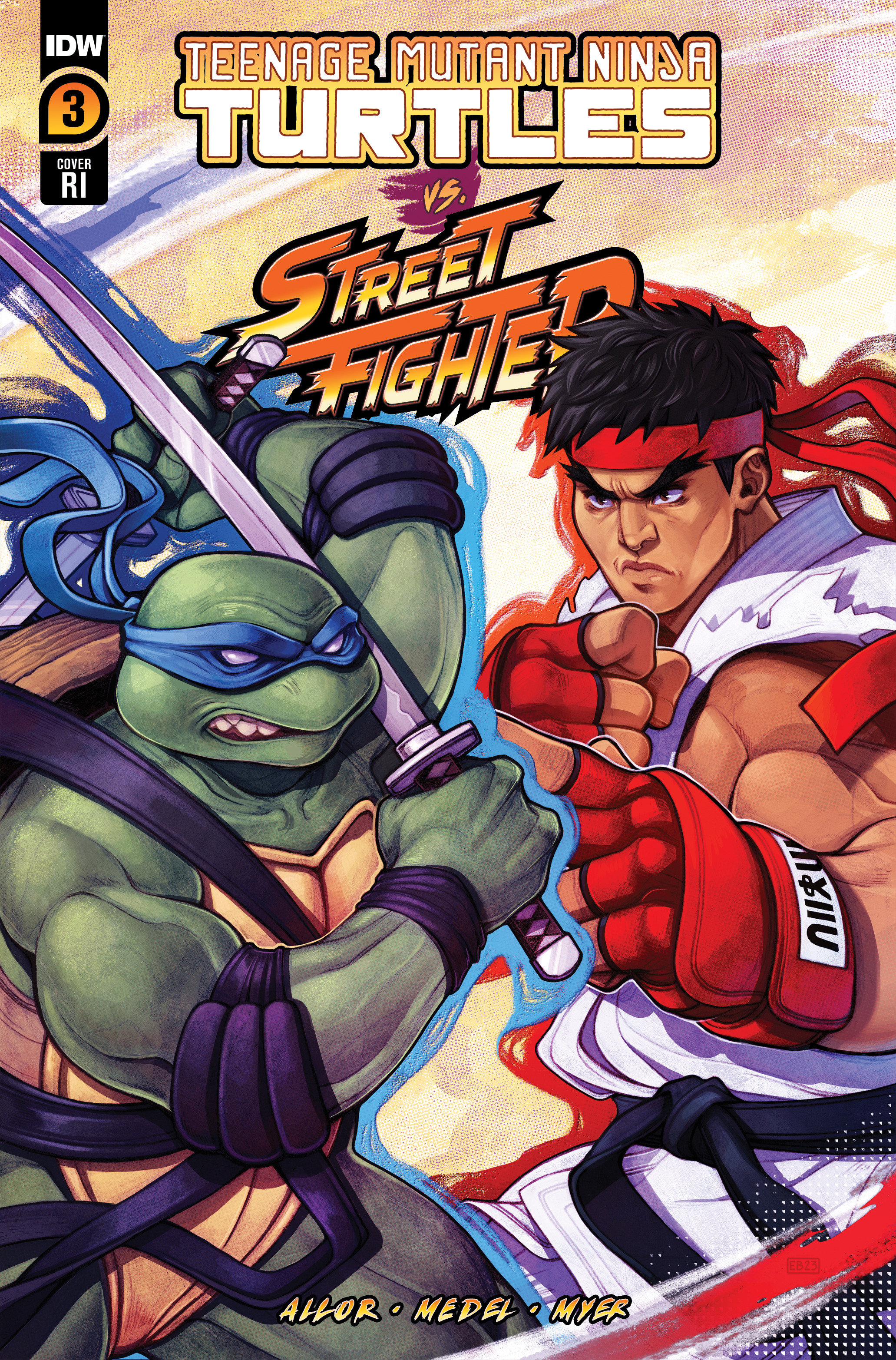 Teenage Mutant Ninja Turtles Vs. Street Fighter #3 Cover E 1 for 50 Incentive Beals