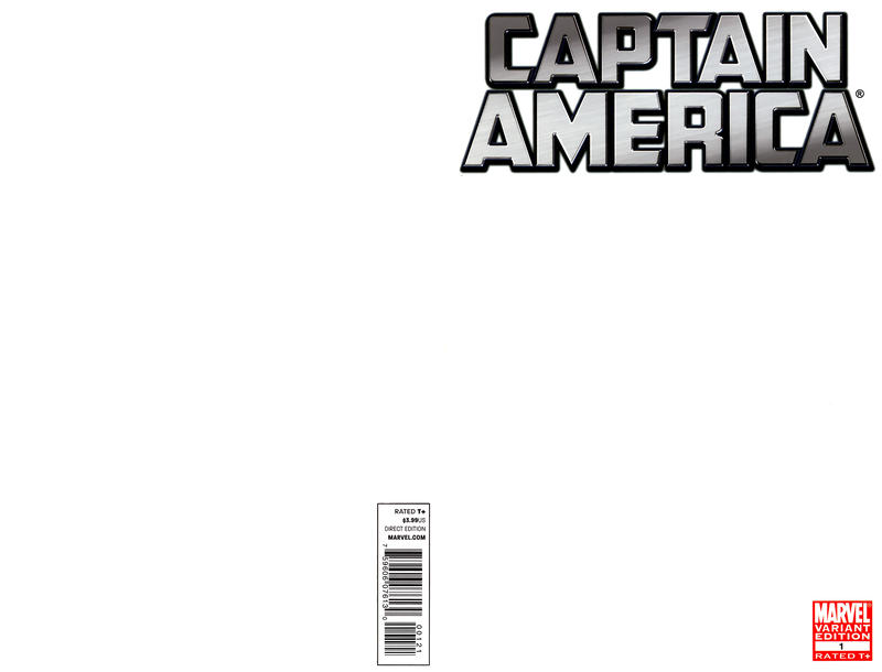 Captain America #1 (Blank Cover Variant) (2011)