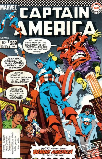 Captain America #289 [Direct]-Near Mint (9.2 - 9.8)