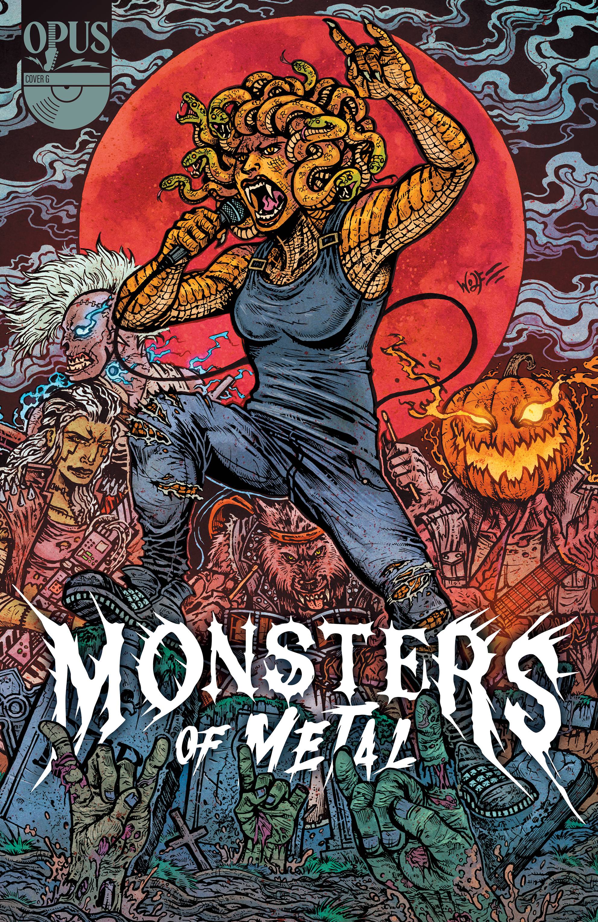 Monsters of Metal One Shot Cover G 1 for 10 Incentive Wolf