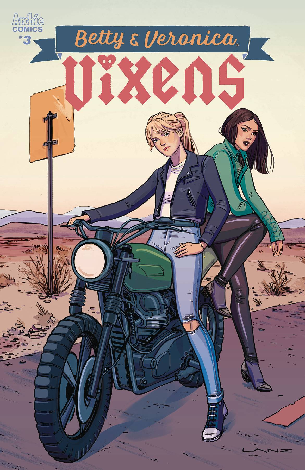 Betty And Veronica Vixens #3 Cover B Lanz