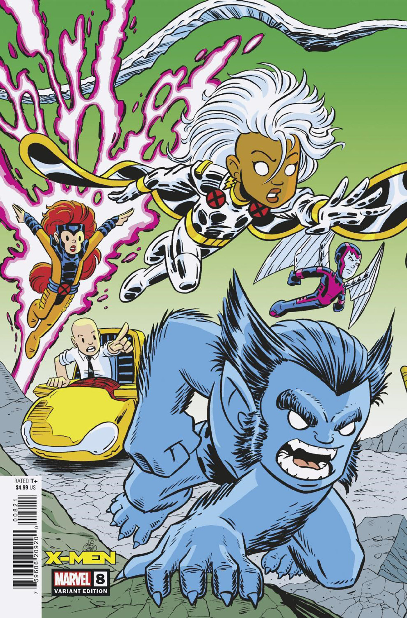 X-Men #8 Chris Giarrusso Crossover Connecting Variant (Raid on Graymalkin)