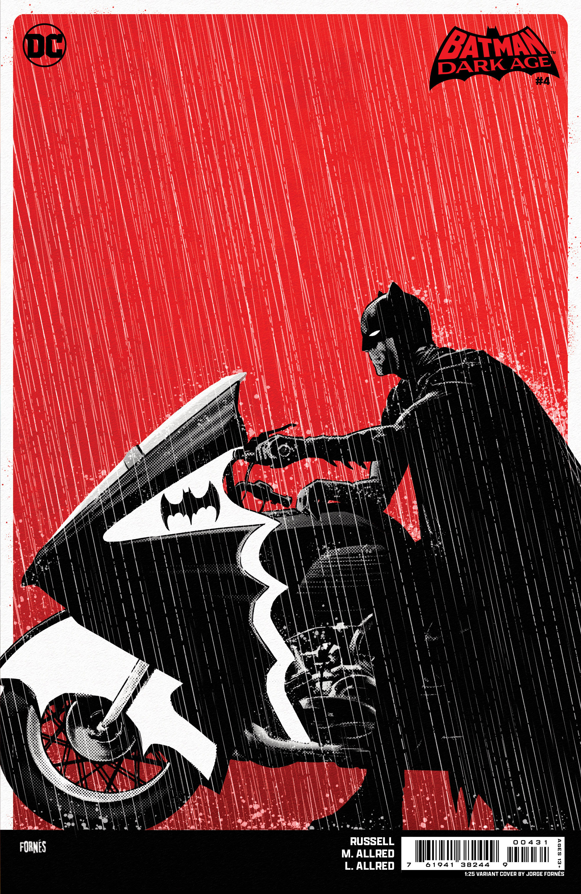 Batman Dark Age #4 Cover C 1 for 25 Incentive Jorge Fornes Card Stock Variant (Of 6)