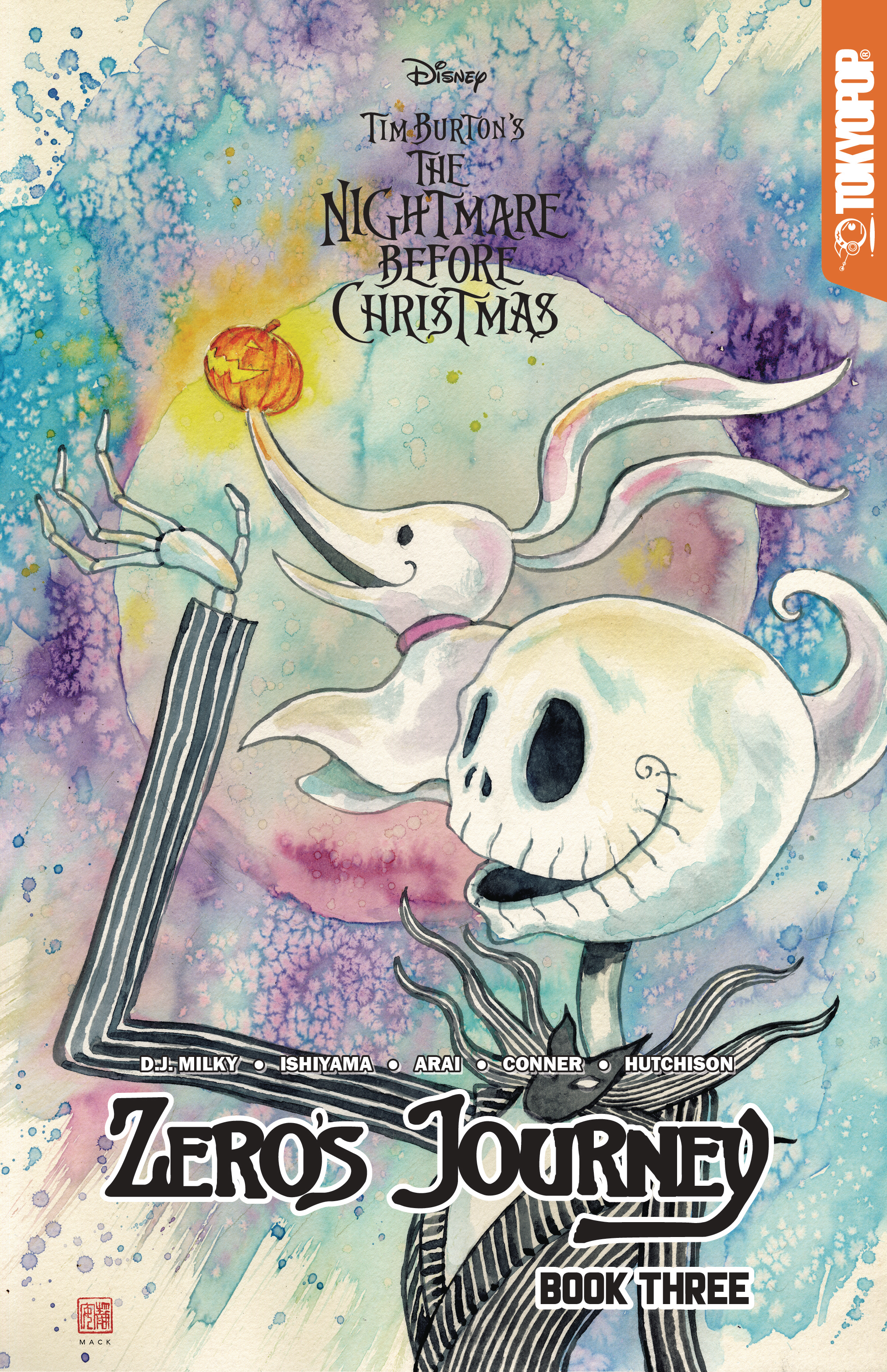Disney Manga Nightmare Xmas Zeros Journey Manga Volume 3 Mack Limited Variant