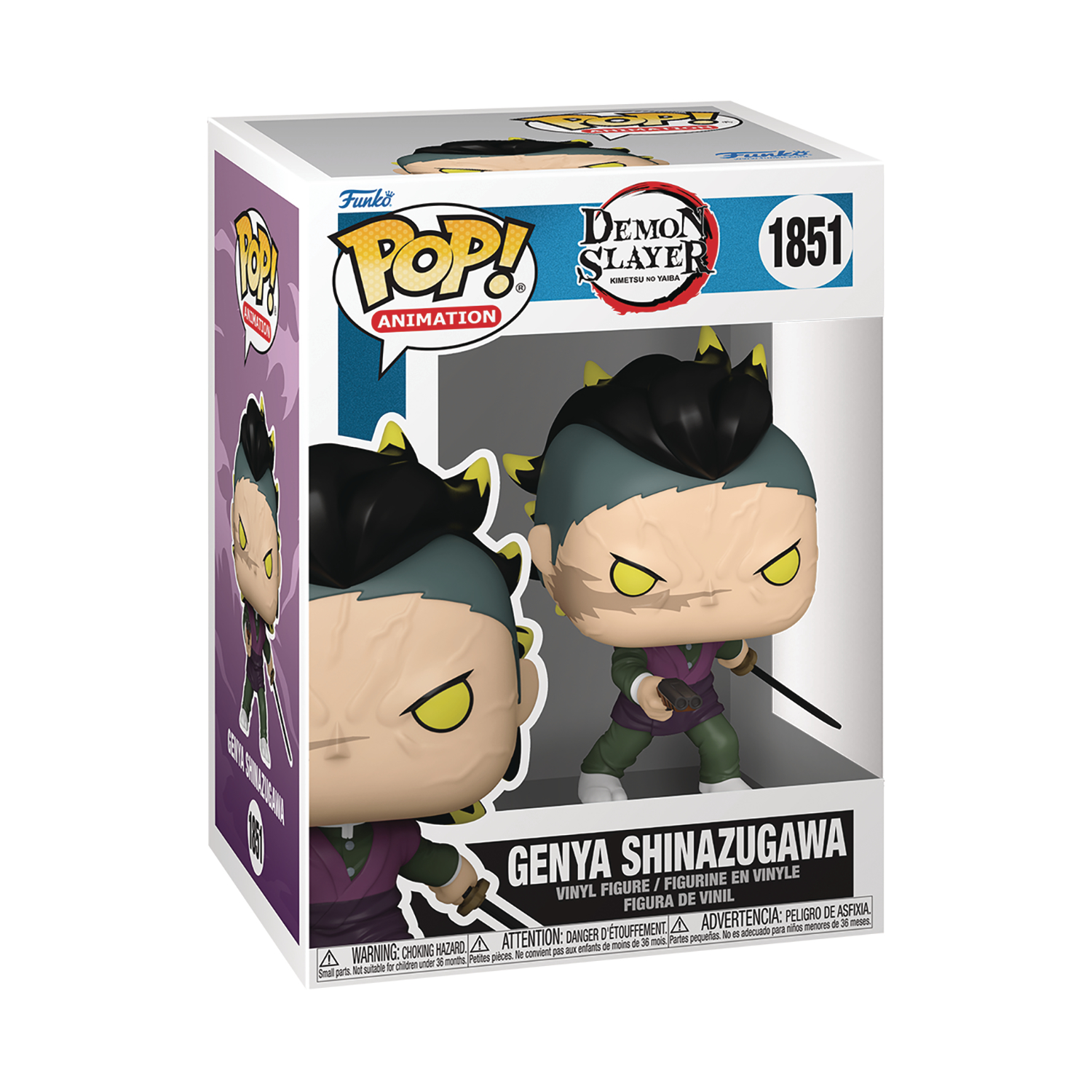 Demon Slayer Genya Shinazugawa (Demon Form) Funko Pop Vinyl Figure #1851