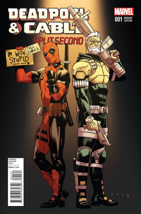 Deadpool And Cable Split Second #1 Anka Variant