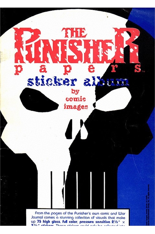 The Punisher Papers Sticker Album By Comic Images