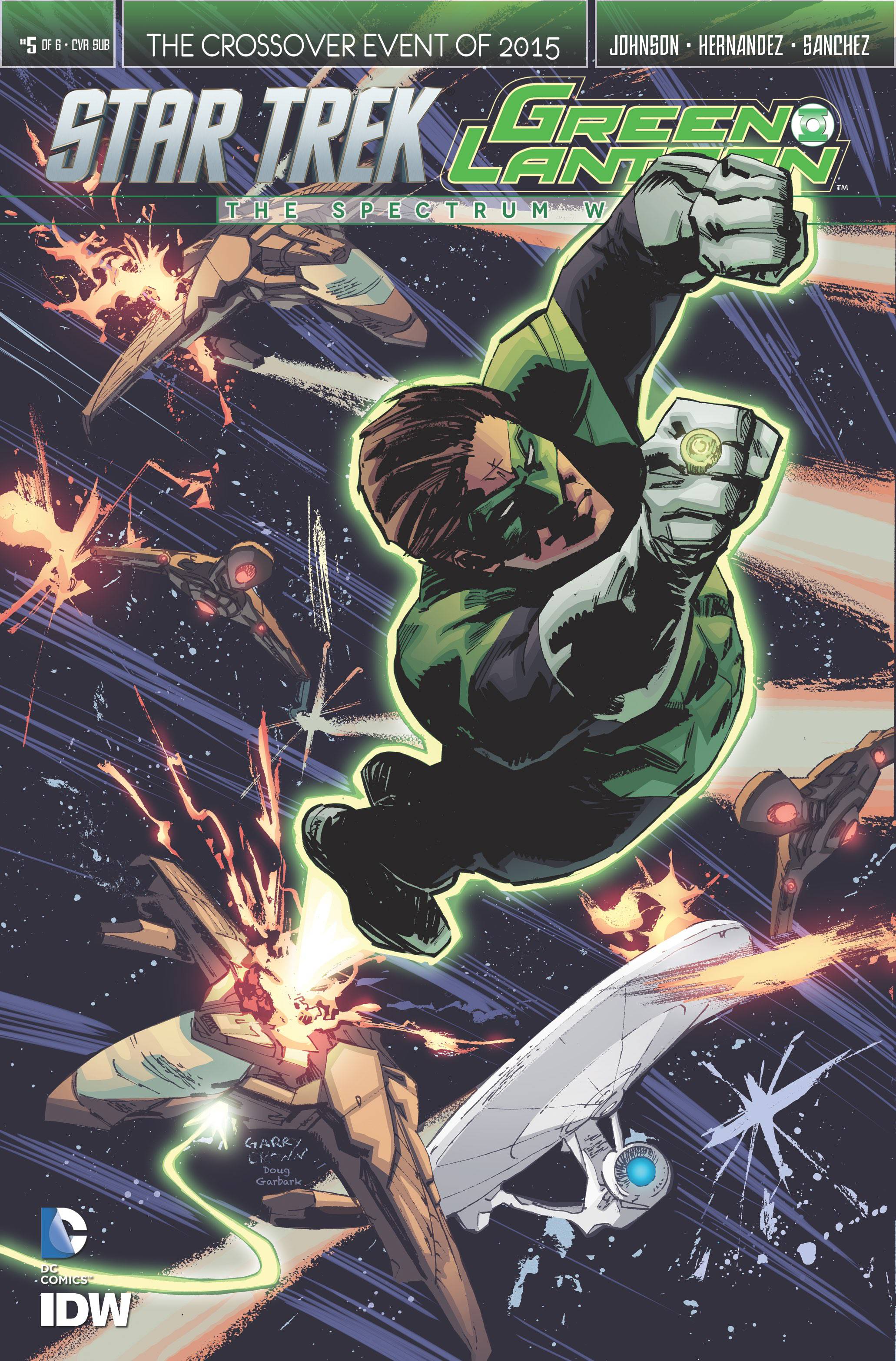 Star Trek Green Lantern #5 (2015) Subscription Variant