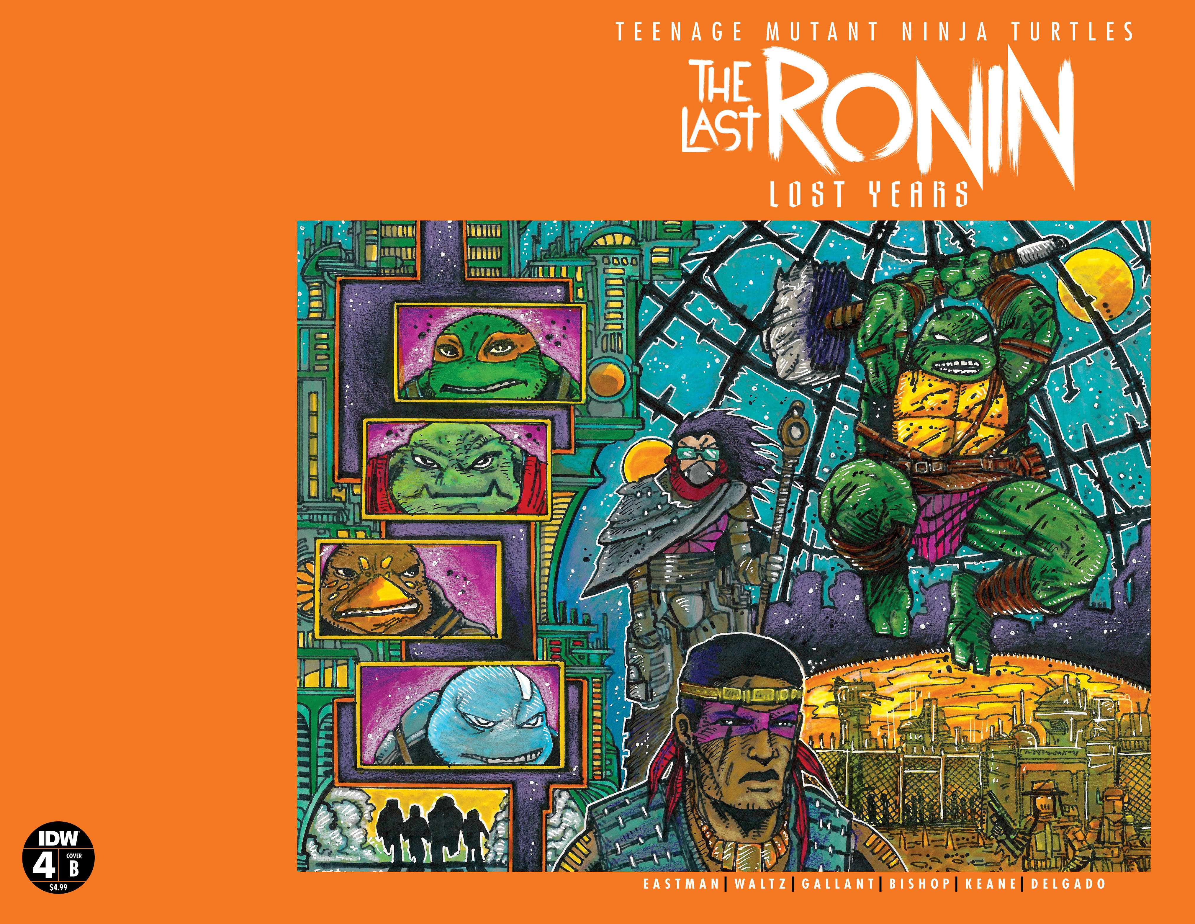Teenage Mutant Ninja Turtles Last Ronin Lost Years #4 Cover B Eastman & Bishop
