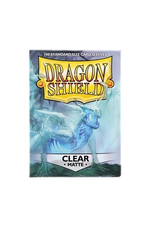 Dragon Shield Sleeves: Matte Clear (Box of 100)