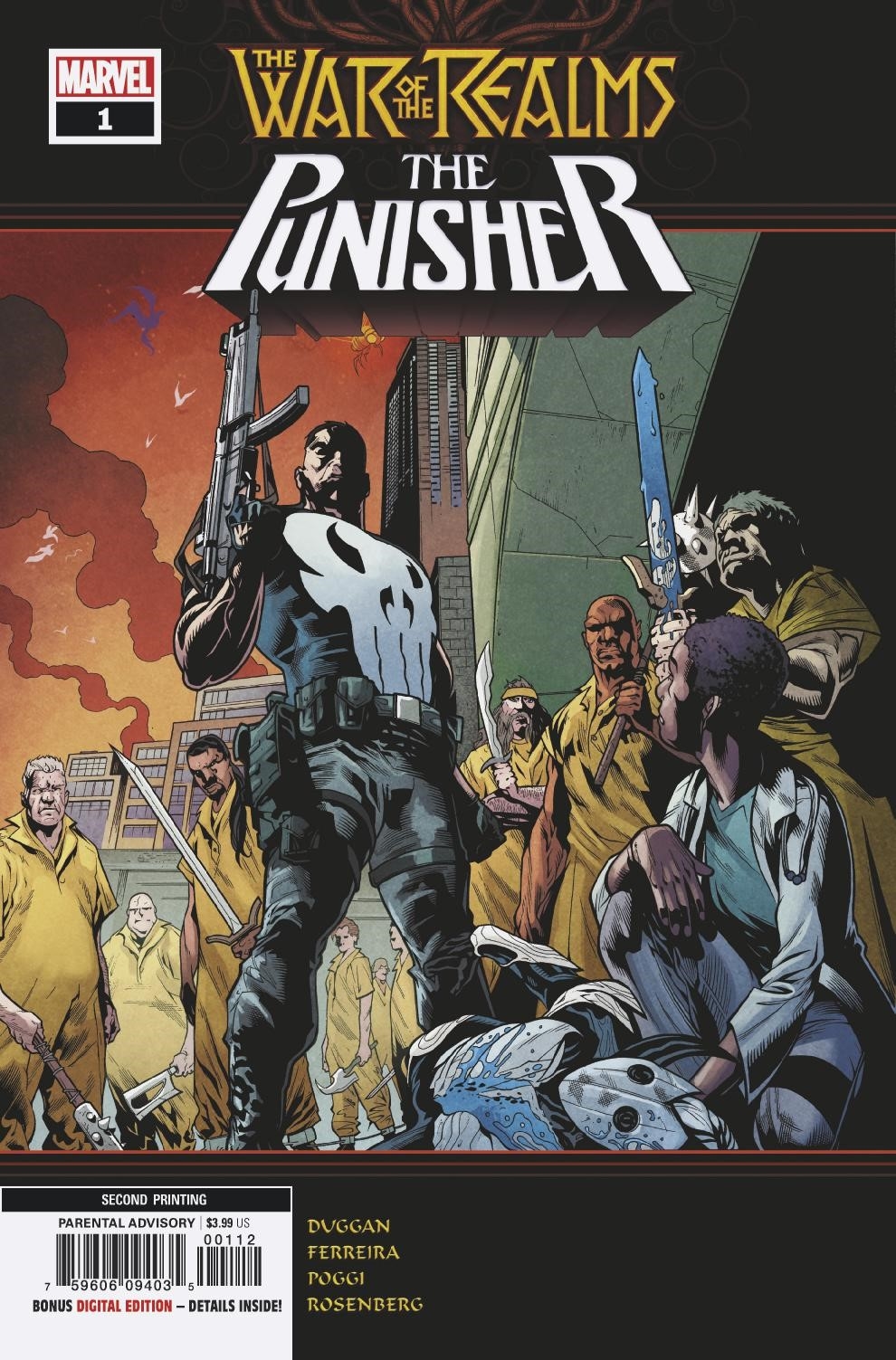 War of Realms Punisher #1 2nd Printing Ferreira Variant (Of 3)