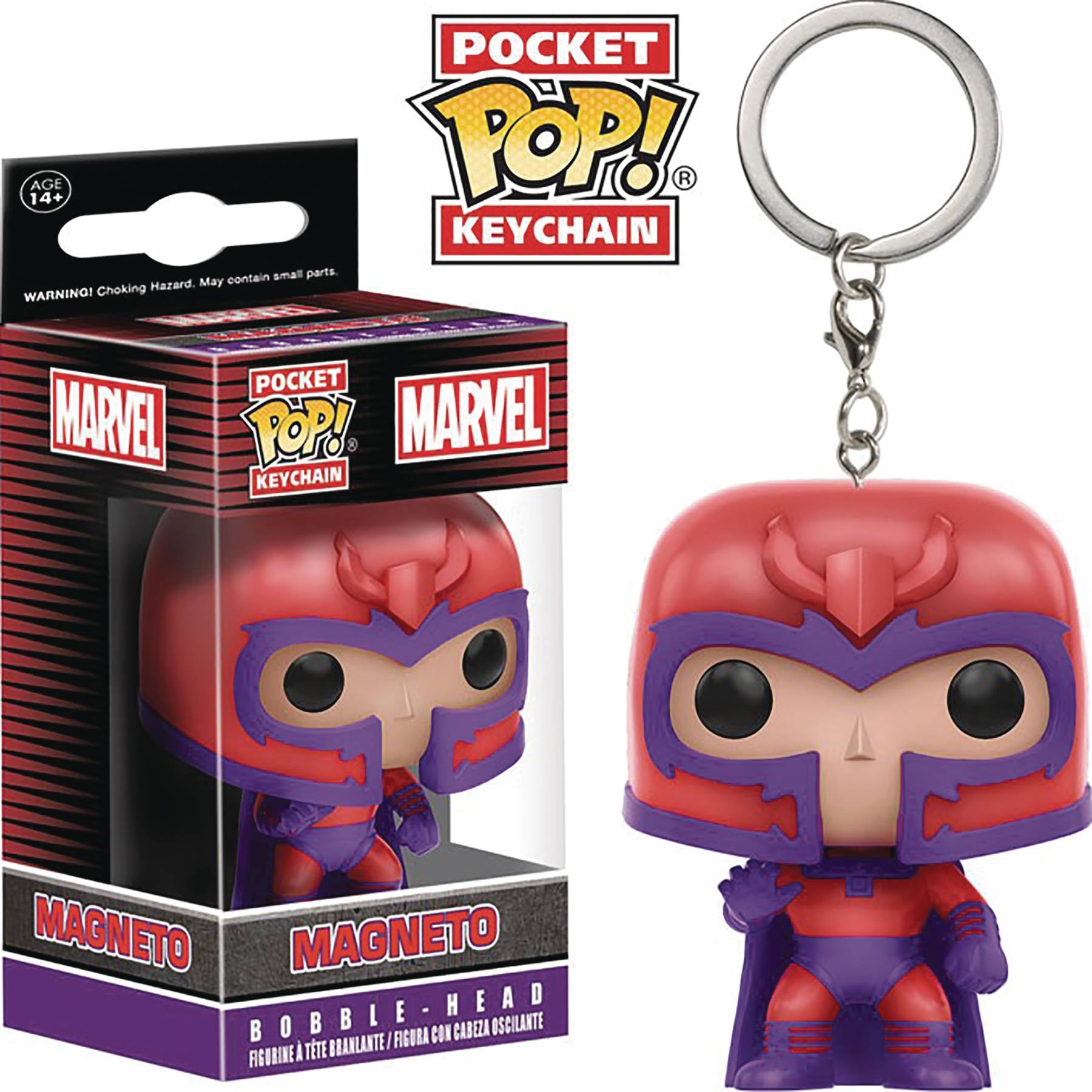 Pocket Pop X-Men Magneto Fig Keychain