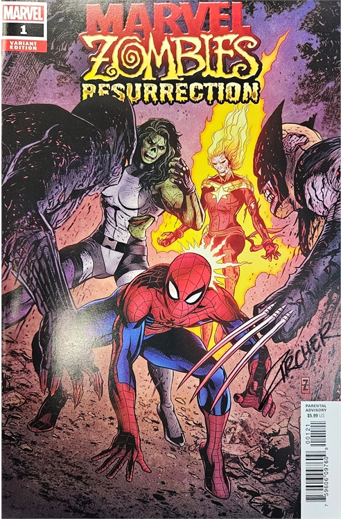 Marvel Zombies: Resurrection #1-Near Mint (9.2 - 9.8) [Zircher Cover] Signed By Patrick Zircher