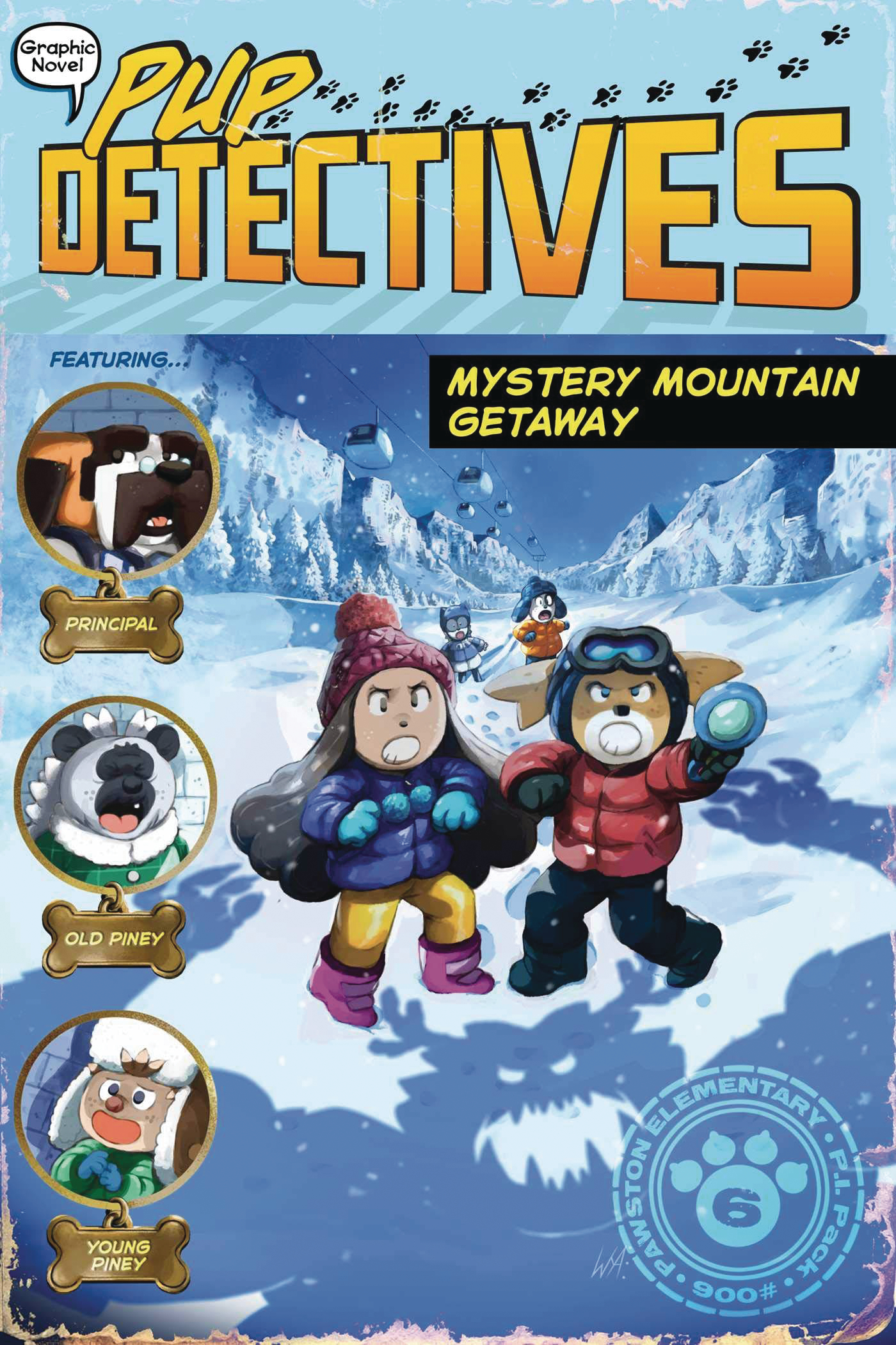 Pup Detectives Graphic Novel Volume 6 Mystery Mountain Getaway