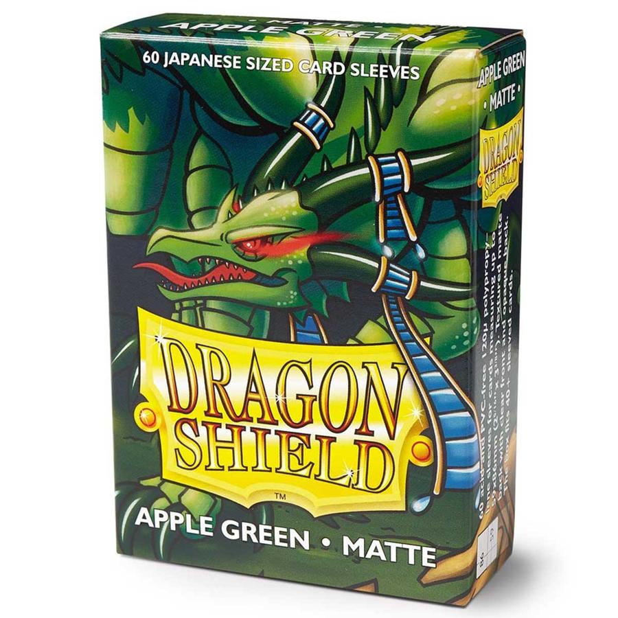 Dragon Shield Sleeves: Matte Japanese Apple Green (Box of 60)