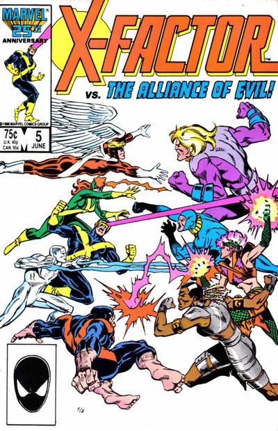 X-Factor #5 [Direct](1986)-Very Fine (7.5 – 9)