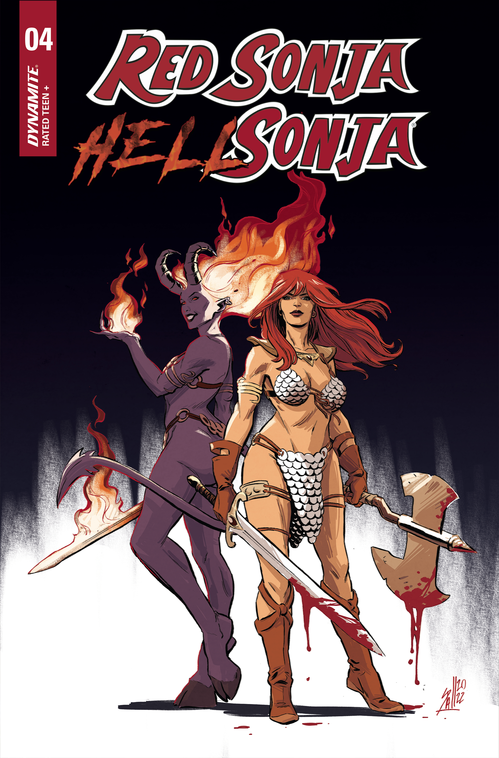 Red Sonja Hell Sonja #4 Cover C Spalletta