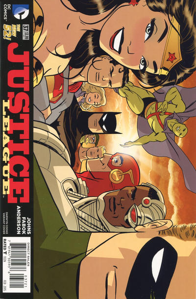 Justice League #37 Darwyn Cooke Variant Edition (2011)