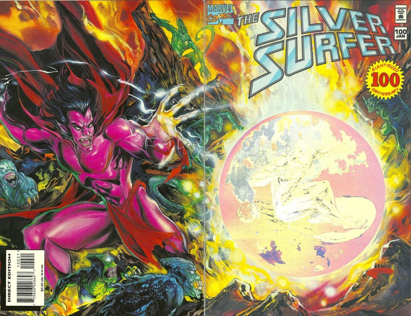 Silver Surfer #100 [Hologram Enhanced Cover] - Vf- 